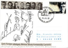 Cartolina con autografo usato Cartolina con autografo usato  Italia