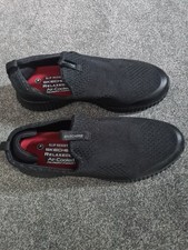 Skechers black slip for sale  HODDESDON