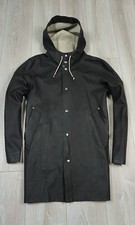 STUTTERHEIM PŁASZCZE PRZECIWDESZCZOWE KURTKA PVC PŁASZCZ DAMSKI SZWEDZKI VINTAGE Z KAPTUREM Rozmiar M na sprzedaż  PL