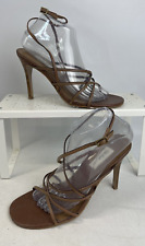 Heel shoes brown for sale  WAKEFIELD
