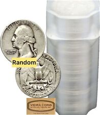 Rolo de 40 moedas de 25 centavos de prata Washington, valor nominal de US$ 10, G - XF -#B417-40 comprar usado  Enviando para Brazil