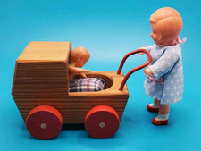 Puppenwagen holz caco gebraucht kaufen  Schloß Holte-Stukenbrock