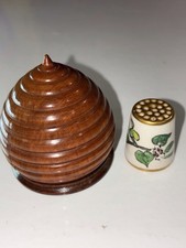 Vintage treen thimble for sale  BURY ST. EDMUNDS