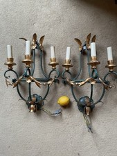 Pair italian toleware for sale  UK