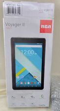 Tablet NOS RCA Voyager III 1GB 7” 16GB armazenamento Android preto M12C caixa aberta comprar usado  Enviando para Brazil