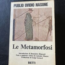 Ovidio metamorfosi bietti usato  Italia