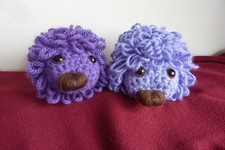 Pair knitted hedgehogs. for sale  BROMLEY