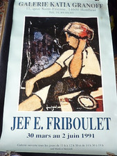 Affiche jef friboulet d'occasion  Caudebec-en-Caux