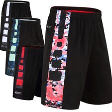 Bermuda esportiva masculina basquete com cordão shorts de corrida secagem rápida casual comprar usado  Enviando para Brazil