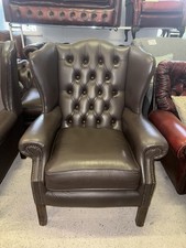 Chesterfield dark brown for sale  CREWE