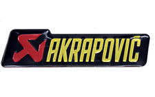 Akrapovic stiker alluminio usato  Roma