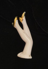 MEIA BONECA PERNAS VINTAGE COM SAPATOS DE SALTO ALTO DOURADOS #1960 comprar usado  Enviando para Brazil