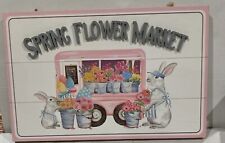 flower sign wooden for sale  Middletown