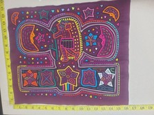 mola painel feito à mão ponto agulha original guna yala #3006 arte de tapeçaria comprar usado  Enviando para Brazil