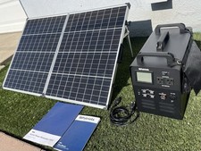 Usado, Gerador solar 4Patriots 1800W 12V com painel solar 100W, portátil e dobrável comprar usado  Enviando para Brazil
