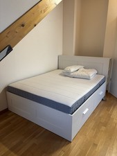 Ikea weißer bettrahmen gebraucht kaufen  München