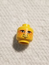Pintura facial de cabeça minifigura LEGOS com padrão de rosto pintado de laranja amarelo em excelente estado usado  comprar usado  Enviando para Brazil