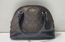 Bolsa de mão Coach feminina marrom preta comprar usado  Enviando para Brazil