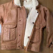 Leather jacket mouton d'occasion  Expédié en Belgium