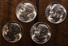 1946 roosevelt dimes for sale  Cary