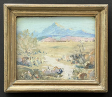 Usado, 1945 Walter Wolcott Austin, Western Miniatura Ovo Tempera/Pintura a Óleo, Assinado comprar usado  Enviando para Brazil