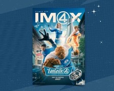 Fantastic Four: First Steps IMAX A3 pôster efeito glitter - merchandis de cinema comprar usado  Enviando para Brazil