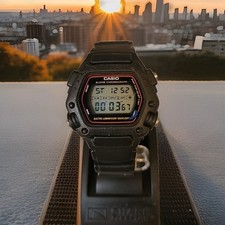 Antigo Relógio Casio Masculino 47mm Preto Digital 1189 DW-290 Calendário Nova Bateria 8.5" comprar usado  Enviando para Brazil