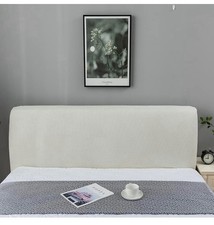 Capa de cabeceira elástica em creme para cama queen size em excelente estado usado, usado comprar usado  Enviando para Brazil