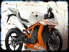 Metal sign motorbike for sale  UK
