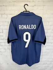 Usado, CAMISA DE FUTEBOL VINTAGE RETRÔ INTER MILAN RONALDO 1998 1999 TAMANHO G comprar usado  Enviando para Brazil