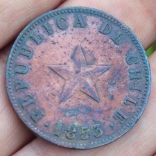 Chili centavo 1853 d'occasion  Bruay-sur-l'Escaut