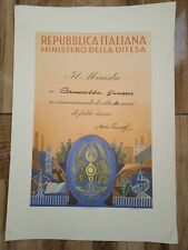 Attestato ministero della usato  Taranto