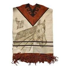 Vintage damen lederponcho gebraucht kaufen  Erpel