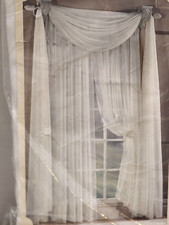 Sheer window drapes for sale  Latonia