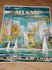 Delta airlines poster for sale  Venice