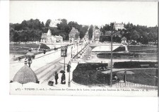 Old postcard towers (37) panorama of the Loire Mountains (view taken from the windows d'occasion  Expédié en Belgium