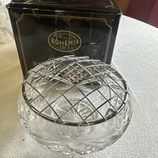 Vintage bohemia crystal for sale  HORLEY