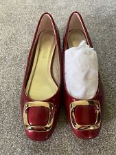 Red patent buckle for sale  GLASGOW