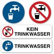 Hochwertige aufkleber trinkwas gebraucht kaufen  Deutschland