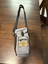 Garrafa Garrafa Bolsa de Transporte com Alça Ajustável, Cinza, Compatível com 32 oz, Até 6 polegadas de Largura comprar usado  Enviando para Brazil