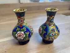 Pair chinese cloisonné for sale  NEWCASTLE UPON TYNE