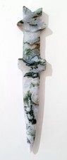 Carved moss agate for sale  CONSETT
