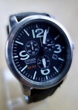 Relógio Citizen masculino Eco-Drive cronógrafo estilo militar AT2100-09E Orologio comprar usado  Enviando para Brazil