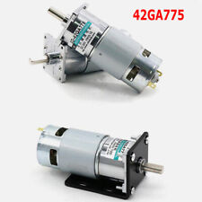 Motor de engrenagens Micro DC 12V/24V 42GA775 alto torque 25W motor de caixa de engrenagens de metal 10-600 RPM comprar usado  Enviando para Brazil