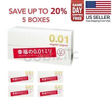 Preservativos ultrafinos Sagami Original 001 0,01 mm, 5 peças x 5 caixas, vendedor dos EUA comprar usado  Enviando para Brazil