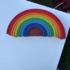 Grimm wooden rainbow for sale  Shipping to Ireland