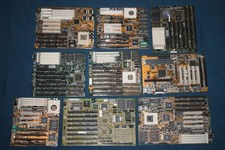 9x 386 486 586 Pentium ISA PCI VLB AMD Intel Mainboards Abit Asus Soyo - defekt comprar usado  Enviando para Brazil