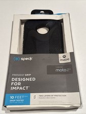 Usado, Capa resistente fina Speck Presidio Grip Series para Motorola Moto Z4 - Azul Eclipse comprar usado  Enviando para Brazil