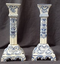 Pair antique delft for sale  LONDON