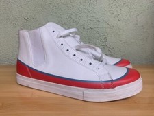 Tênis esportivo tamanho 12 - Umbro por Kim Jones listrado Hi Leather-A branco vermelho comprar usado  Enviando para Brazil